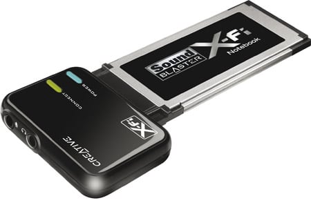 Creative Sound Blaster X-Fi notebook & wireless receiver