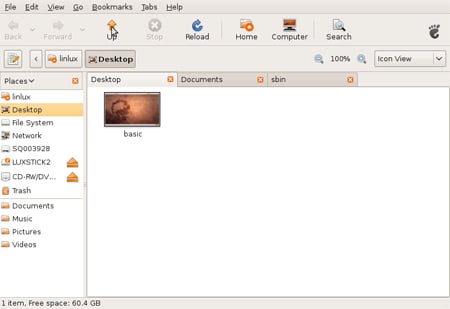 Ubuntu Gnome Tabbed Browser (small)