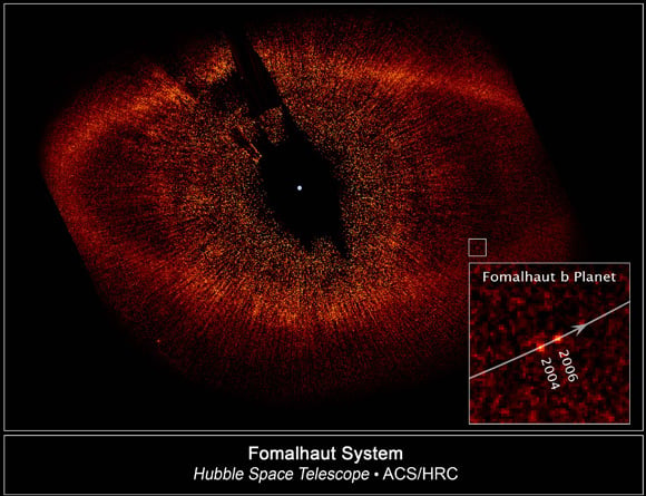 The Fomalhaut system, as seen by Hubble. Pic: NASA