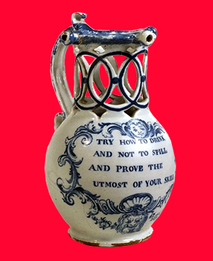 V & A museum puzzle jug