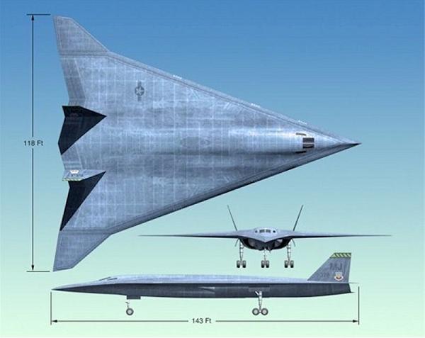 A concept for a B-3 bomber, successor to the B-2