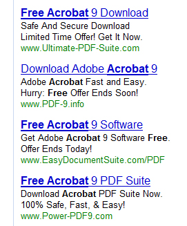 AdWords Acrobat Ads