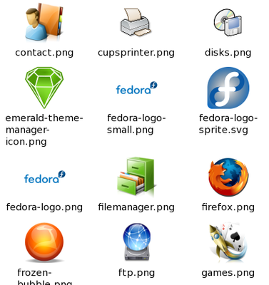 Acer Aspire One pixmap icons