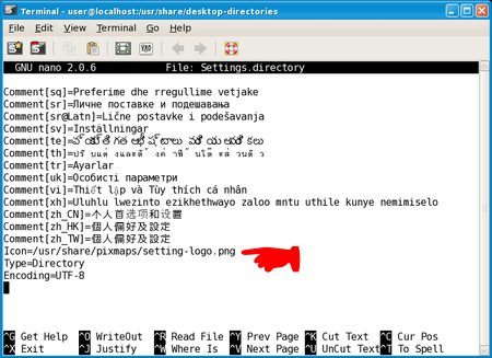 Acer Aspire One Settings.directory