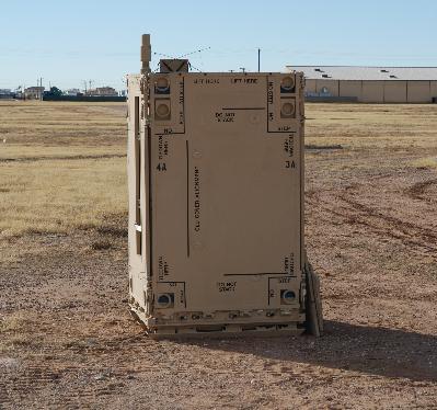 A fifteen-missile NLOS-LS container unit
