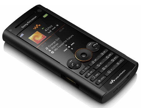 The Sony Ericsson slim W880 music phone