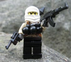 BrickArms' Toy taliban figure