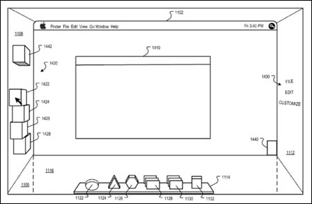 Apple 3D patent application - 2