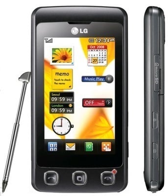 lg touch screen phone 2008