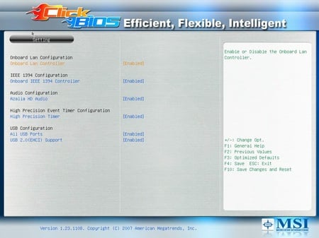 MSI Click Bios