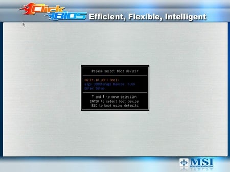 MSI Click Bios