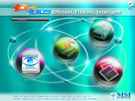 MSI Click Bios