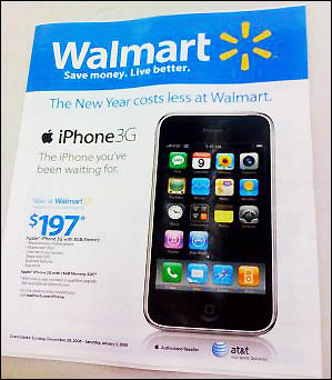 Walmart iPhone flyer