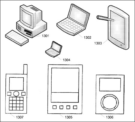 Apple swipe-gesture patent