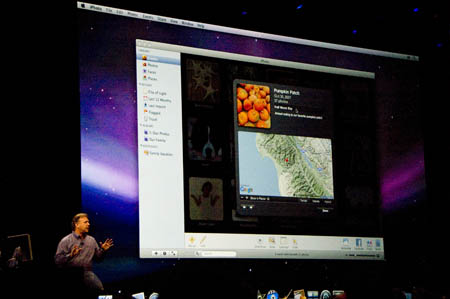 Macworld Expo 2009 demo - iPhoto Places