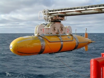 The Autosub battery-powered undersea research robot - Pic: BNOC Southampton