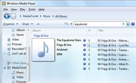 Windows 7 Media Player