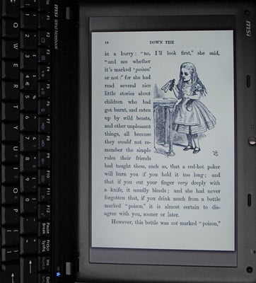 wind as ebook reader