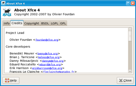 About XFCE