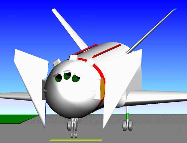 DLR concept of a re-usable booster/droptank aircraft