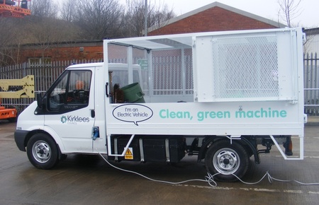 Kirklees 'leccy rubbish truck