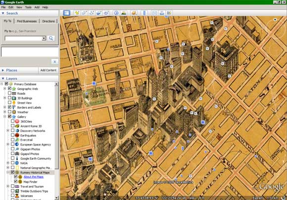 San Francisco 1915 map overlay