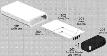 Apple battery patent schematic