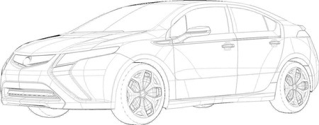 GM Ampera sketch