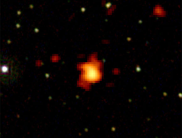 GRB 080916C's X-ray afterglow. Pic: NASA