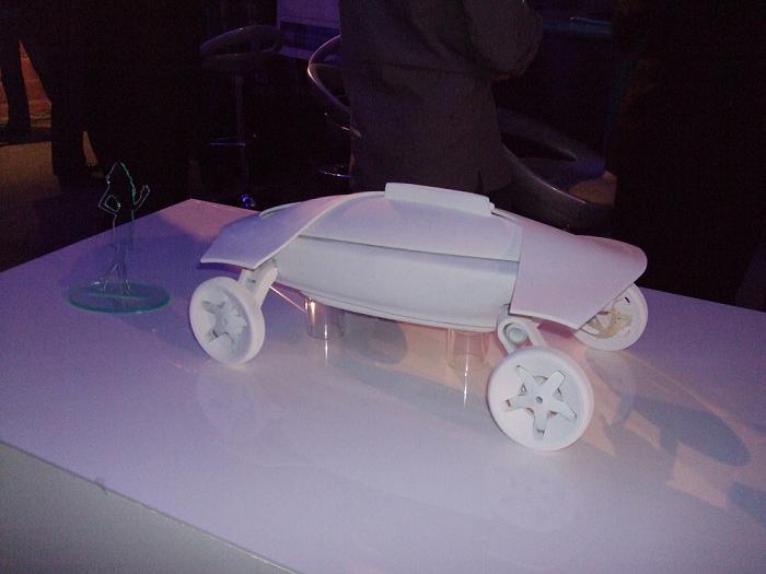 The Autocare ejector ambulance concept on show at Pioneers 09