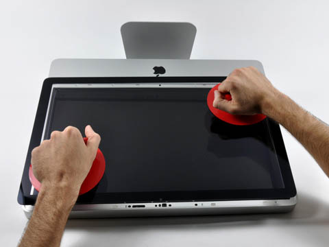 Inside the 20-inch iMac: removing the faceplate