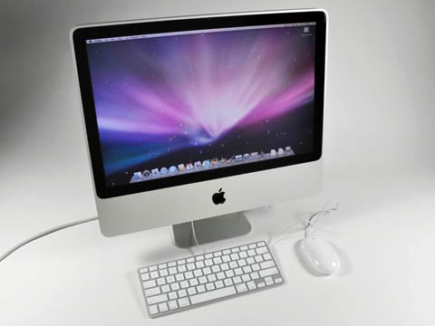 Inside the 20-inch iMac: from the outside