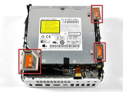 Mac mini teardown: the three antennae