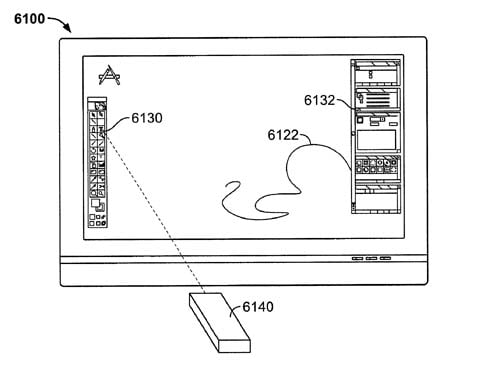 Apple remote-wand patent - drawing application