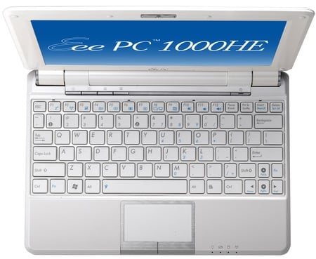 Asus Eee PC 1000HE netbook • The Register