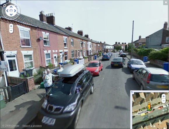 Bill Ray caught on Street View