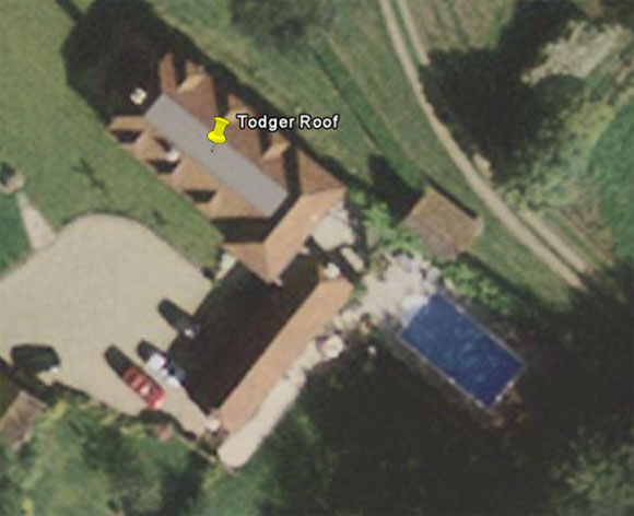 The Berkshire mansion in question as seen on Google Earth