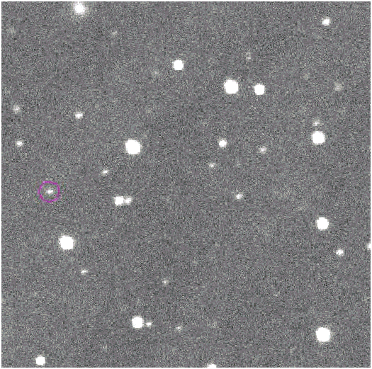Catalina Sky Survey images showing how asteroid 2008 TC3 was detected