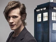 Matt Smith and his unfeasibly large fringe