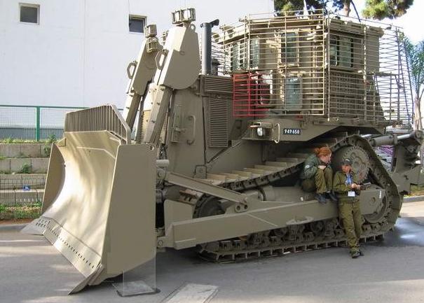 The IDF armoured version of the Caterpillar D9 bulldozer