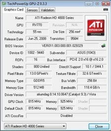 Asus Radeon HD 4870