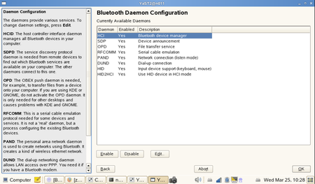 Bluetooth Daemon Config