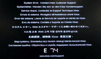 xbox rrod error codes