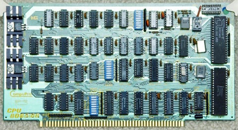 This Old Box - S-100 CompuPro CPU 8085/88 card