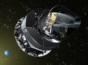 Artist's impression of Planck; Pic: ESA