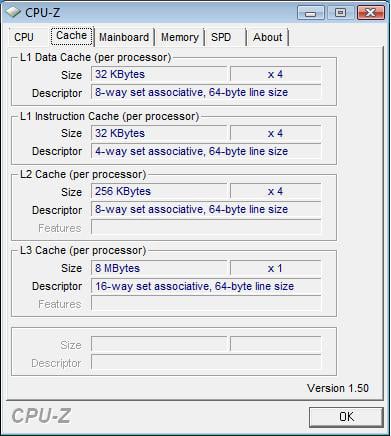 Intel Xeon W5580 - CPU-Z