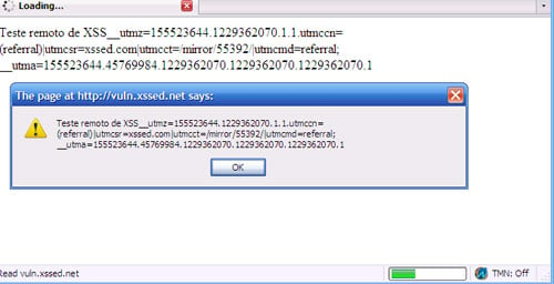 screenshot of Adobe website displaying XSS-generated window