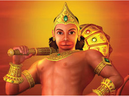 Sony's representation of Hanuman from the PS2 website