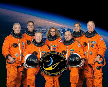 The STS-127 Endeavour crew. Pic: NASA