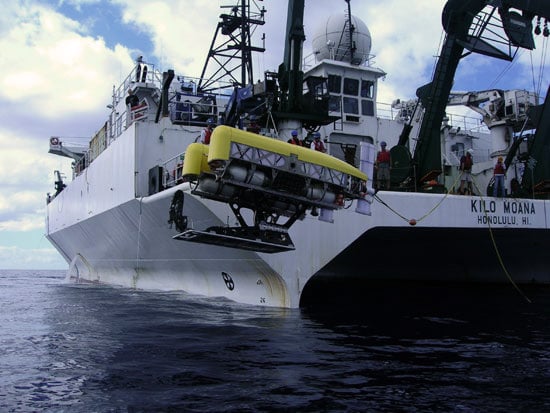 Nereus during trials off Hawaii in 2007. Pic: WHOI
